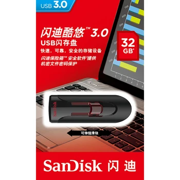 SanDisk CZ600 USB Flash Drive usb flash Pen drive USB 3.0 16GB 32GB 64GB 128GB Stick pendrive 3.0 Disc cle usb de mare viteză