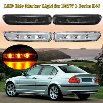 Pentru BMW Seria 3 E46 316I 318I 325I X3 E83 E90 4D/2D 1999-2003 1 Pereche Indicator de Viraj Lateral Lampă de poziție Lumini de Semnalizare