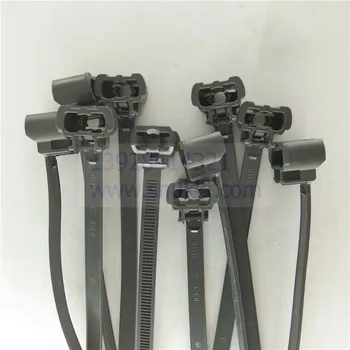 Auto Cablu Cravată Folie Fix Clipuri de Cablu de Fixare Fermoar Curea pentru masina 10buc o mulțime