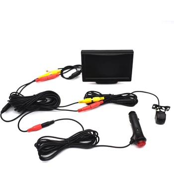 5 inch IPS HD Monitor Auto cu Camera pentru Copii Bona de Securitate
