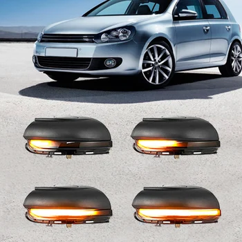 Pentru Volkswagen VW GOLF 6 VI MK6 GTI R-line R20 Touran Oglindă Flasher LED-uri de Lumină Dinamic Secvențială Semnalizare Semnalizare Semnalizare