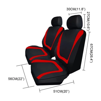 4buc/set Auto husa Scaunului Auto-Styling Universal se Potrivesc cele Mai multe Masini Automobile Huse pentru scaunele Vehiculului Protector Interior Accesorii