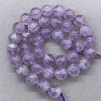 5A Lumina Violet Ametist sfere de Jad Piatra Naturala 6/8/10mm Bijuterii Diy