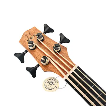 30 Inch Electric Ukulele Bass EQ Sapele Retro Închis Buton de Patru Siruri de caractere Chitara Electrica Instrument