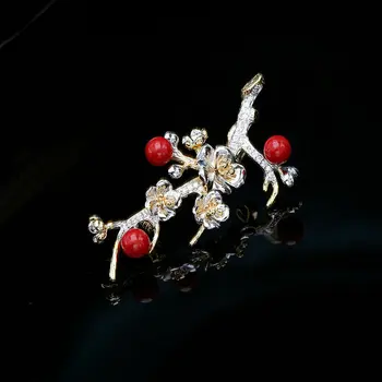 SINZRY NOI Cubic zirconia floare vintage broșe lady costum elegant de bijuterii accesorii