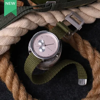 Formulat Nou Design Cavans Nato Zulu Curea 19mm 20mm Watchband Firma De Ceasuri Militare Cu Oțel de Calitate de Cadou Pentru Om #E