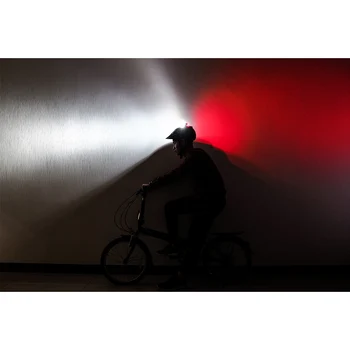 VICTGOAL Biciclete Lumina Pentru Casca & Handlerbar Impermeabilă Ciclism MTB Fata Spate Lanterna pentru Biciclete Lumina USB Reîncărcabilă Lampă