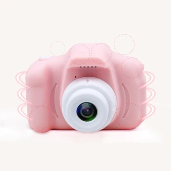 Dc500 Plin de Culoare Mini aparat de Fotografiat Digital pentru Copii, Copii, Copil Drăguț Camera Video Copil Cam Recorder Video Digitale(Roz)