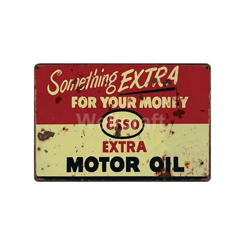 [ Mike86 ] ulei de Motor Mobil ESSO Tin Semn Personalizat cu Ridicata Poster de Perete Placa de Metal Clasic Pictura Decor Art LT-1719