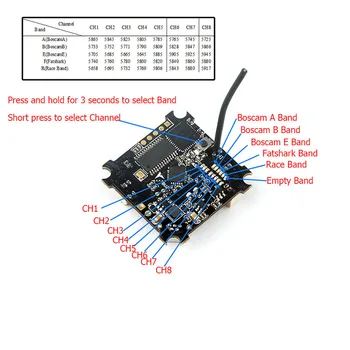 VTX Periat de Zbor Controler pentru Mici Bwhoop Built-in Betaflight OSD și 25 mw VTX cu Smartaudio Drone Accesorii