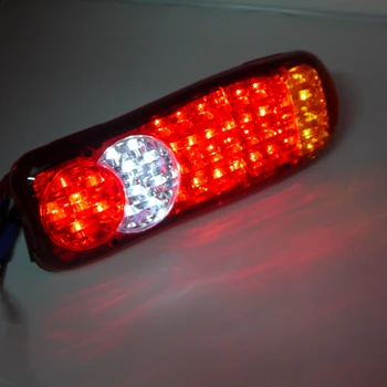 Eonstime 2 buc 12V/24V Automobile Vehicul Camion Remorcă Auto Stop cu LED-uri din Spate, Coada Indicator Lumini de Ceață Inversă Van Auto Lămpi cu LED-uri