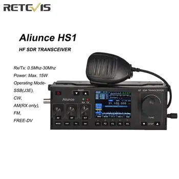 RETEVIS Ailunce HS1 HF DST Transceiver SSB de Emisie-recepție Radio HF Transceiver QRP 15W 0.5-30MHz Radio SSB CW AM FM Banda HF
