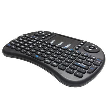 2.4 GHz Wireless Mini Tastatura QWERTY Negru Portabil i8 cu BL 5C Bateriei Pentru Tablete Windows, TV Xbox PS3 Raspberry Pi Dropship