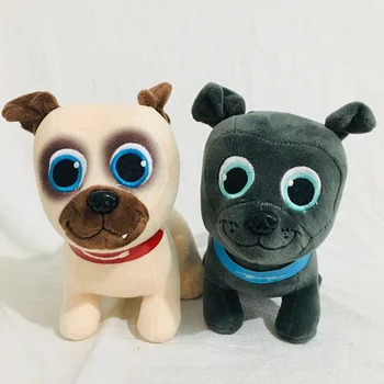 2piece/lot 18cm Catelus Amicii Bingo și Rolly Câine Jucărie de Pluș pentru Copii Cadouri de Crăciun Drăguț Animale Desene animate Papusa Copii Cadouri
