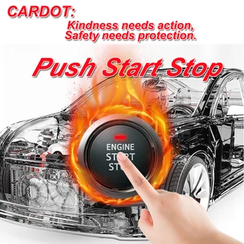 Cardot motor start-stop buton pornire de la distanță pornirea motorului pke inteligent sistem de alarma auto