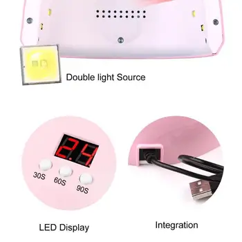 UV unghii lampa Unghii Uscător de LED-uri auto senzor Infraroșu de Detectare Manichiura Nail Art Instrument pentru manichiura Rapid de Întărire de Unghii cu Gel Instrumente de Artă