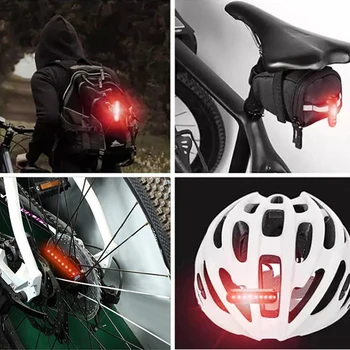 NEWBOLER 2600 mAh LED Stop Bicicleta USB Reîncărcabilă de Siguranță lampa Spate de Biciclete Coada Lumina de Lanterna Pentru Bicicleta
