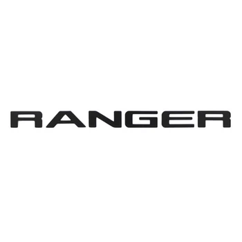 Hayon Introduce Litere pentru Ford Ranger 2019 2020, 3D Ridicat & Decalcomanii de Litere, Hayon Embleme (Negru)