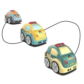 2.4 G Magic Desene animate Senzor Inteligent Electrice Masina RC telecomanda Mini masini Muzica Jucarii pentru baieti copii Cadou de Crăciun