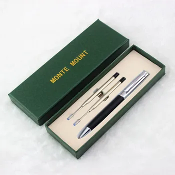 Lemn Pixuri Rollerball Pen Umple o cutie-cadou creioane pentru Scris Cadouri Promoționale Personalizate Minge Punct Stilou