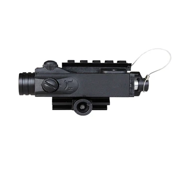 Tactică militară reglabil dublu fascicul laser cu verde și IR laser pointer combo pentru arme de fotografiere și de vânătoare
