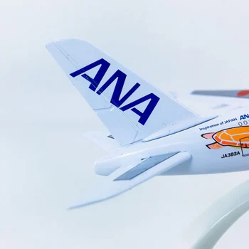 1/500 Mini Simulat Solide din Aliaj ANA A380 KaLa Avion Model de Jucărie Acasă Ornament