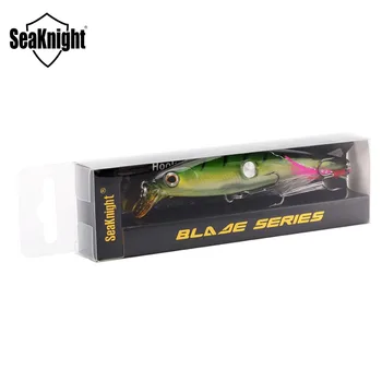 SeaKnight SK007 Minnow Greu Momeli de Pescuit 1 BUC 16g 10cm 0,6-1,2 M Adâncime de Scufundări Momeală Artificială 3D Ochi cu Pene Cârlige Ascuțite