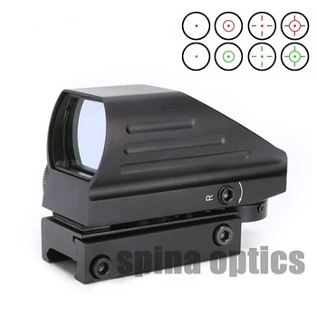 Vânătoare Optica 1x22x33 Compact Reflex Red Green Dot Sight Riflescope 4 Reticul Holografic Vedere se potrivesc 20mm șine pentru airsoft