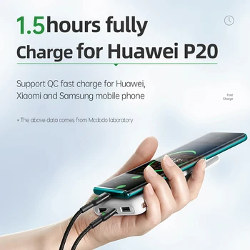 Mcdodo 1,8 M de Primăvară Extensia Fix PD 60W Tip C Cablu pentru Samsung Huawei P30 Pro Xiaomi Incarcator Rapid USB Tip-C prin Cablu de Date