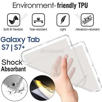 SHYOSUCCE Clar TPU Caz Pentru Samsung Tab S7 Plus 12.4
