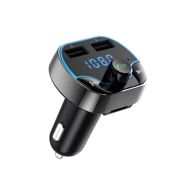 Wireless Bluetooth Transmițător FM Modulator HandsFree Car Kit Radio Adaptor Incarcator USB MP3 Player de Muzică Pentru iPhone Samsung #30