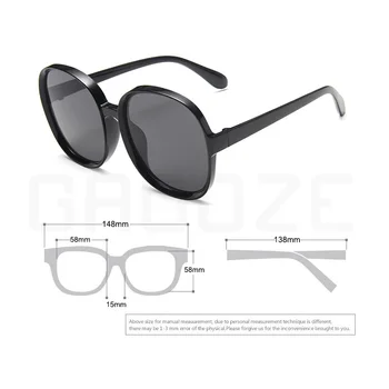 GAOOZE Rotund ochelari de Soare pentru Femei Brand-Ochelari Anti-orbire UV400 Colorat Rotund Ochelari Retro de Lux ochelari de Soare Oglinda Femeile LXD449