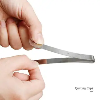 20buc Quilting Cleme din Oțel Inoxidabil Hemming Clipuri DIY Măsurare Conducător Conducător de Cusut de Cusut Clipuri Pentru Îmbrăcăminte Perdele Fuste