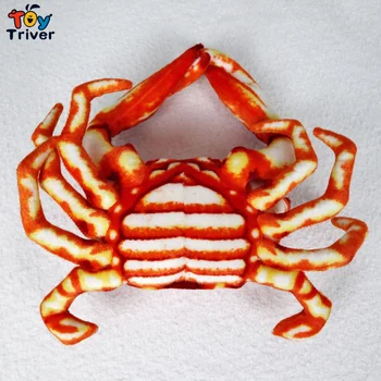Crab Roșu Jucărie De Pluș Triver Umplute Animale Ocean Papusa Acasă Restaurant Fructe De Mare Magazin De Decor Copii Copii Copii Jucarii Cadou Meserii