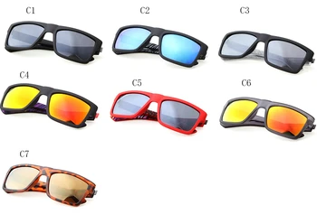 Moda Pătrat Supradimensionat ochelari de Soare Barbati Femei Stil European și American de Sport în aer liber Colorate Reflectorizante Ochelari de Soare UV400