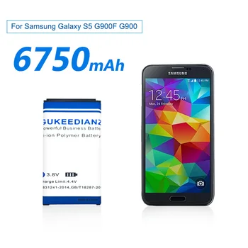 GUKEEDIANZI 6750mAh EB-BG900BBC Telefon de Înlocuire a Bateriei Pentru Samsung Galaxy S5 G900 G900S G900I G900F G900H i9600 G870 G870A