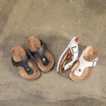 2020 Vara Noi Parinti Copii Sandale de Moda Băieți Plută Pantofi Fete Sandale de Plajă Anti-alunecare Copilul Flip-flop-uri de Dimensiuni Mari 22-38