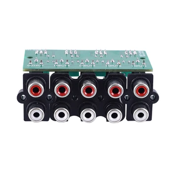 Mini Stereo 4 Canale Amplificator Modulul Selector fara Pierderi de Semnal Audio Mixer 4-Intrare și 1 Ieșire Volum Reglabil