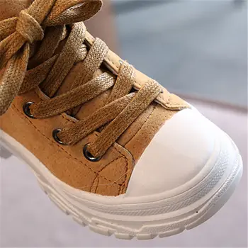 Noua Toamna/Iarna Copii Pantofi Baieti Glezna Cizme Fete De Moda Cizme Martin Baby Toddler Scurt Pantofi Casual Cald Cizme Copii
