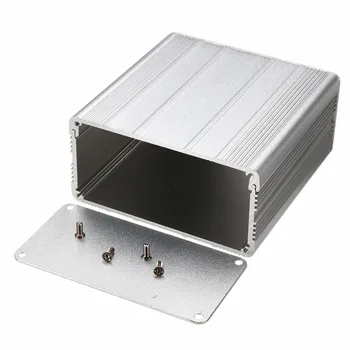 100x100x50mm Aluminiu Proiect Electronic Caz PCB Instrument Cutie Cabina de Caz DIY cu Șuruburi