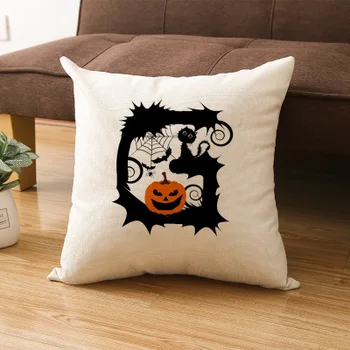 RULDGEE Vânzare Fierbinte Ins fețe de Pernă Distracție de Halloween Scrisori DIY Combinație Lenjerie de Îmbrățișare față de Pernă Personalizată Canapea Pernă Acoperă