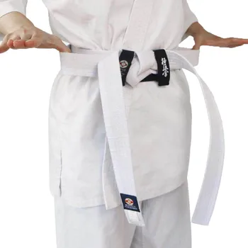 Karate Kyokushin IKO Centura Fix fixare Centura Neagră de Reparare de Înaltă Calitate WKO Shinkyokushin Karate Centura de Reparare Каратэ с фиксатором