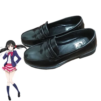Anime de Dragoste Live Cosplay Pantofi Nico Yazawa JK Pantofi Universal Femeile Japoneze Elev din Piele Moale tv cu Toc mic Pantofii