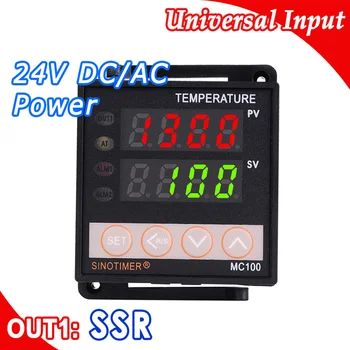 PID Controler de Temperatura Termostat Digital de Reglementare în 24V DC AC de Ieșire pentru SSR Termocuplu K sau J Senzor de Tensiune de Intrare