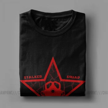 Enea Stalker T-Shirt Echipa de Metrou Exodul Teuri Masca de Gaze Toxice Jocuri Tricou Om Haine Originale Nebun Crewneck Bumbac