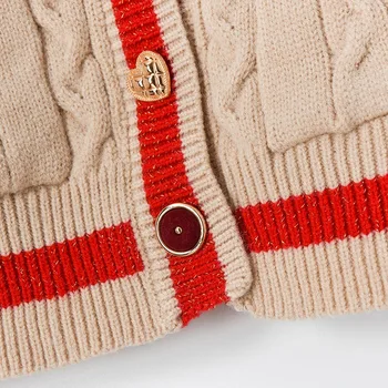 Trunchiate Cardigan Femei 2021 Primăvara Anului Nou Sacou Tricot Palton Scurt Pentru Femei V-Neck Singur Pieptul Poftă De Mâncare Knit Cardigan Pulover