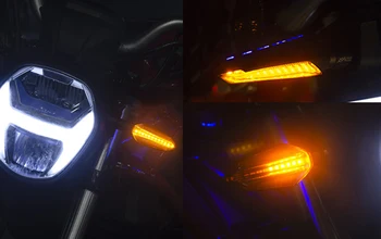 De funcționare Semnalizare Lumini Curge Flash Led Indicator de Lumini Motocicleta yamaha YZF R125 YZF R15 YZF R25 YZF R3 MT-125 MT07