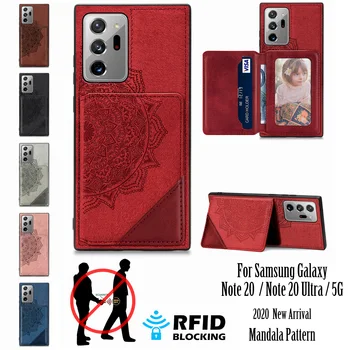 Pentru Samsung Galaxy Note20 Ultra Portofel Caz Nota 20 Acoperi Lux Kickstand cu Carte de Buzunar Sam Glaxy Note20Ultra 5G Telefon Funda