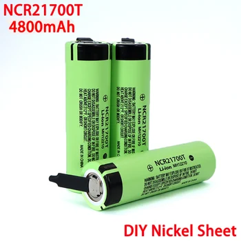 3.7 V NCR21700T 4800mAh li-ion baterie 15A 5C Rata de Descărcare de gestiune ternare masina Electrica baterii cu litiu DIY Nichel foi