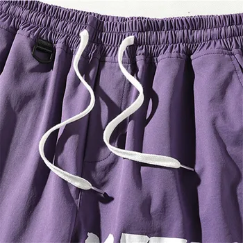 FOJAGANTO Vara Noi pantaloni Scurți Casual Barbati de Brand de Moda pentru Bărbați Sălbatice pantaloni Scurți de Plajă Scrisoare de Imprimare Tendință de Genunchi Lungime Pantaloni sex Masculin